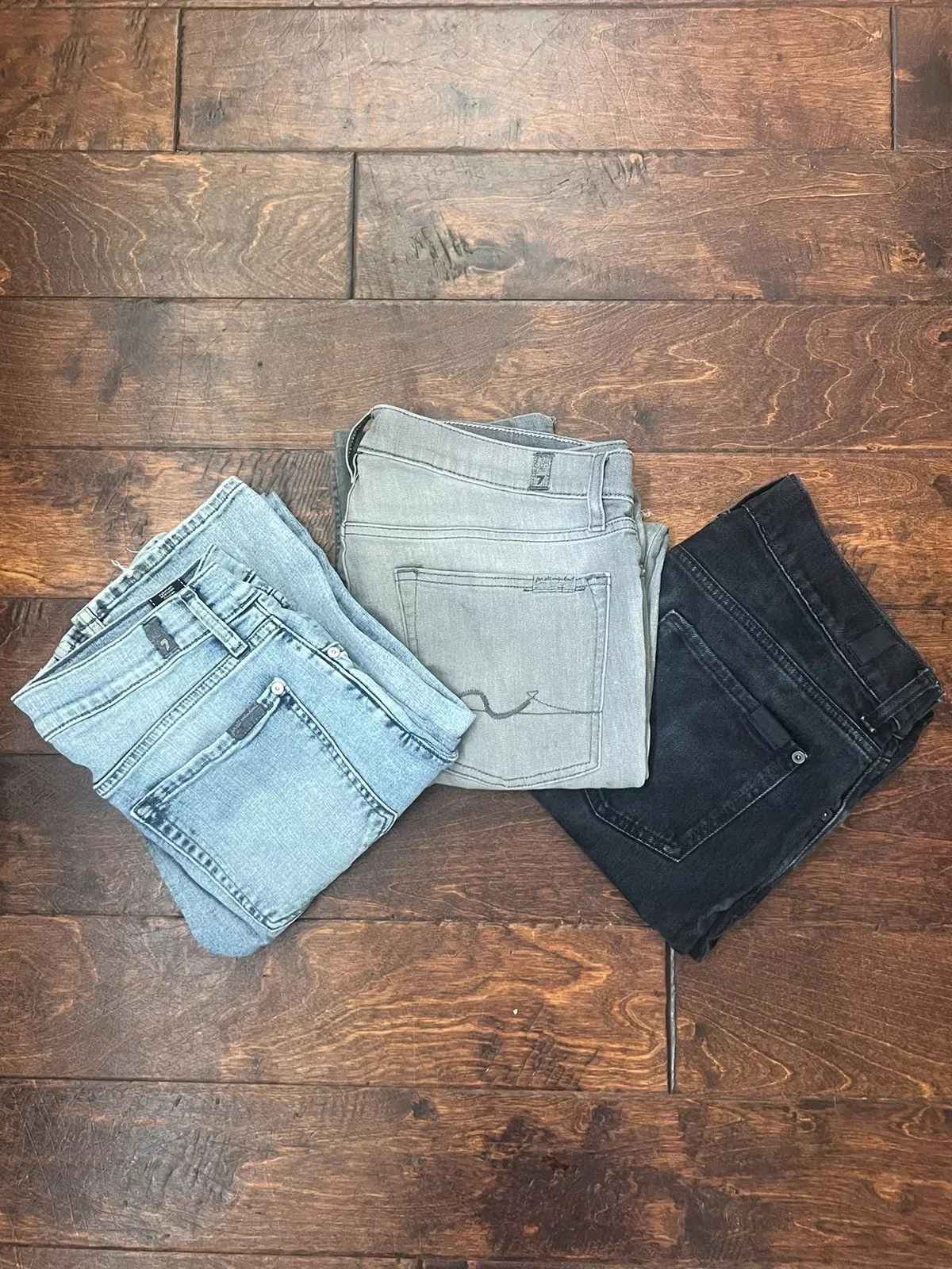7 For All Mankind Denim 7 For All Mankind 7 Jeans Denim Bundle Black