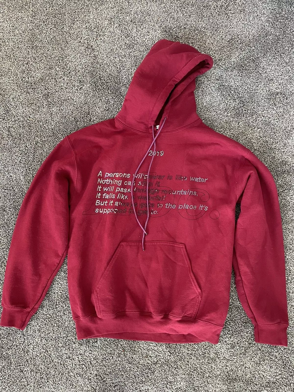Advisory Board Crystals Sweatshirts Hoodies 2019 advisory board crystals waterfall hoodie Red