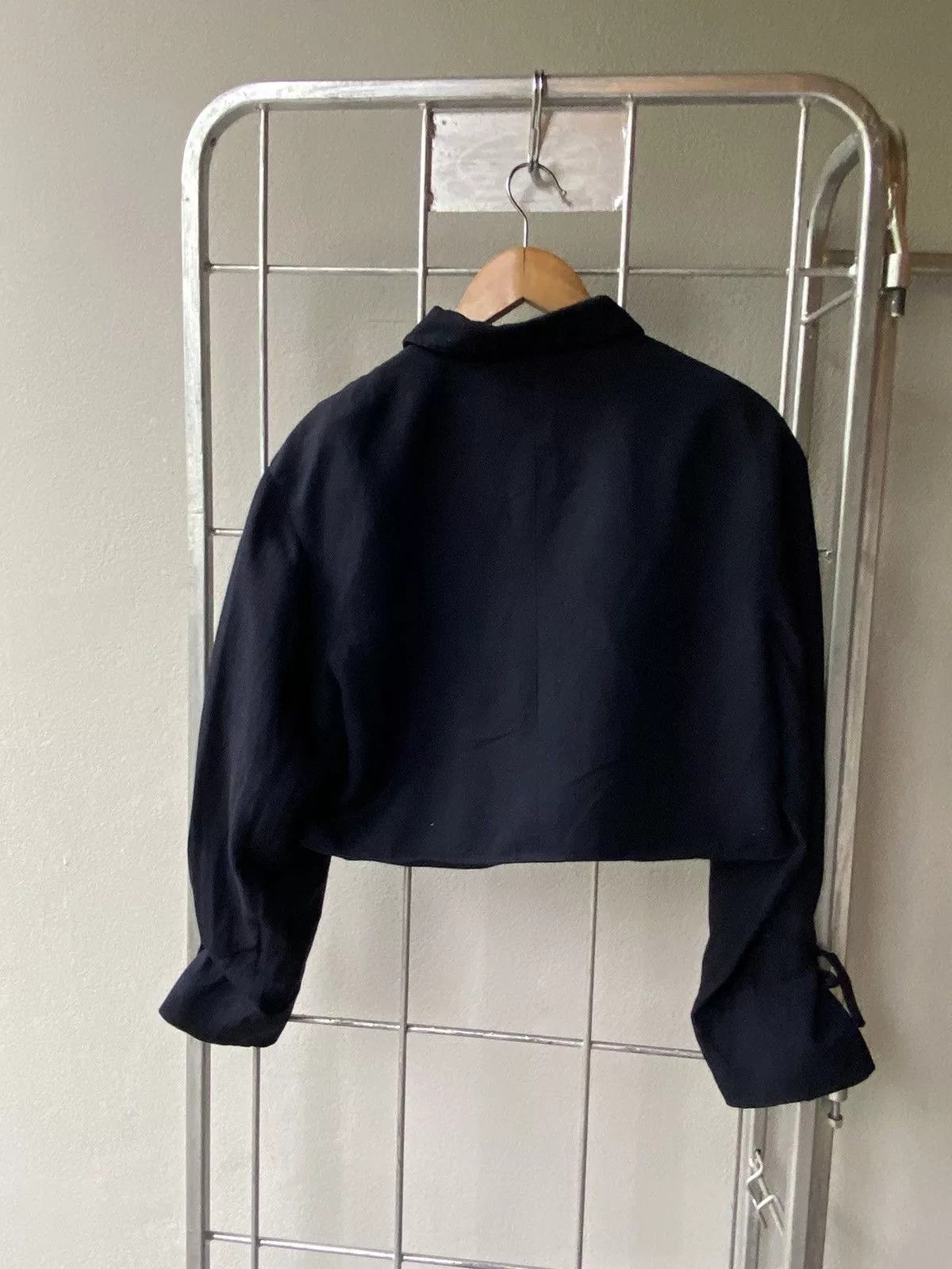 Claude Montana Jackets Claude Montana black crop jacket