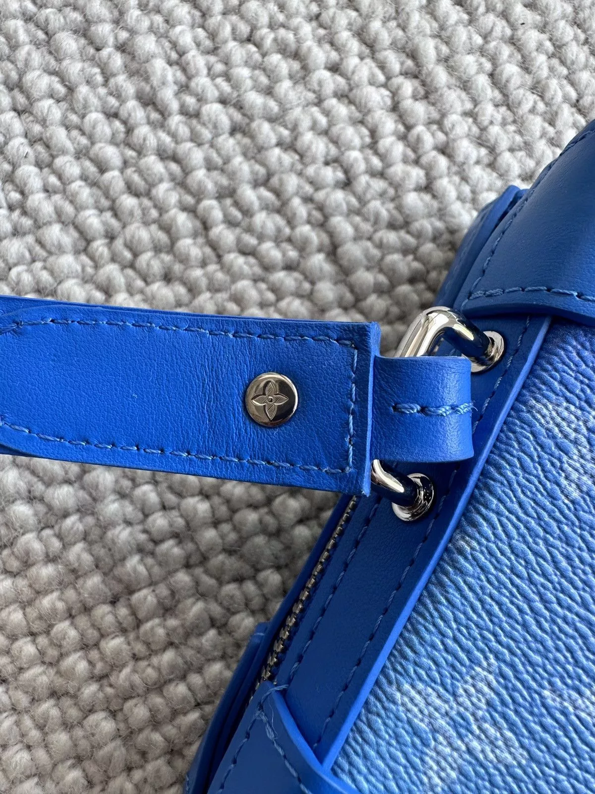 Louis Vuitton Bags Luggage Louis Vuitton Cloud Soft Trunk Wallet Blue