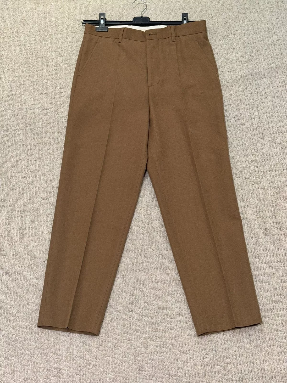 Marni Casual Pants Marni Brown Wool Pants Trousers Size 46