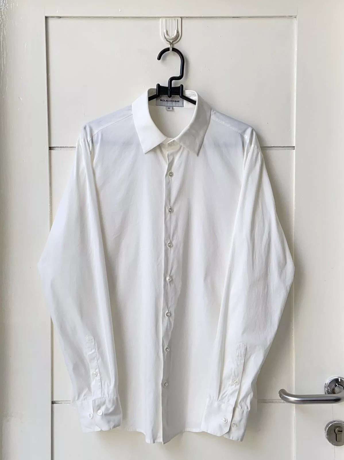 Solid Homme Shirts Button Ups Solid Homme × Wooyoungmi SOLID HOMME White Shirt