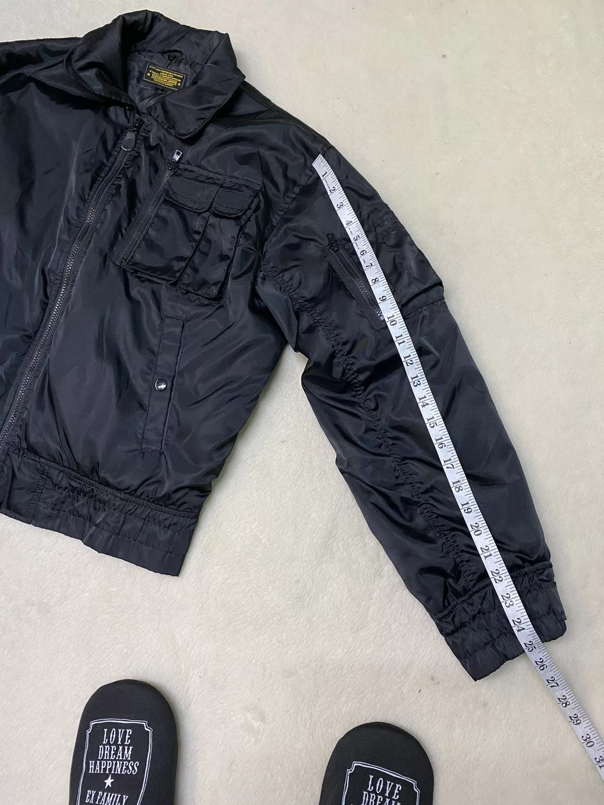 Vintage Bombers Vintage Tomahawk jumper bomber jacket Black