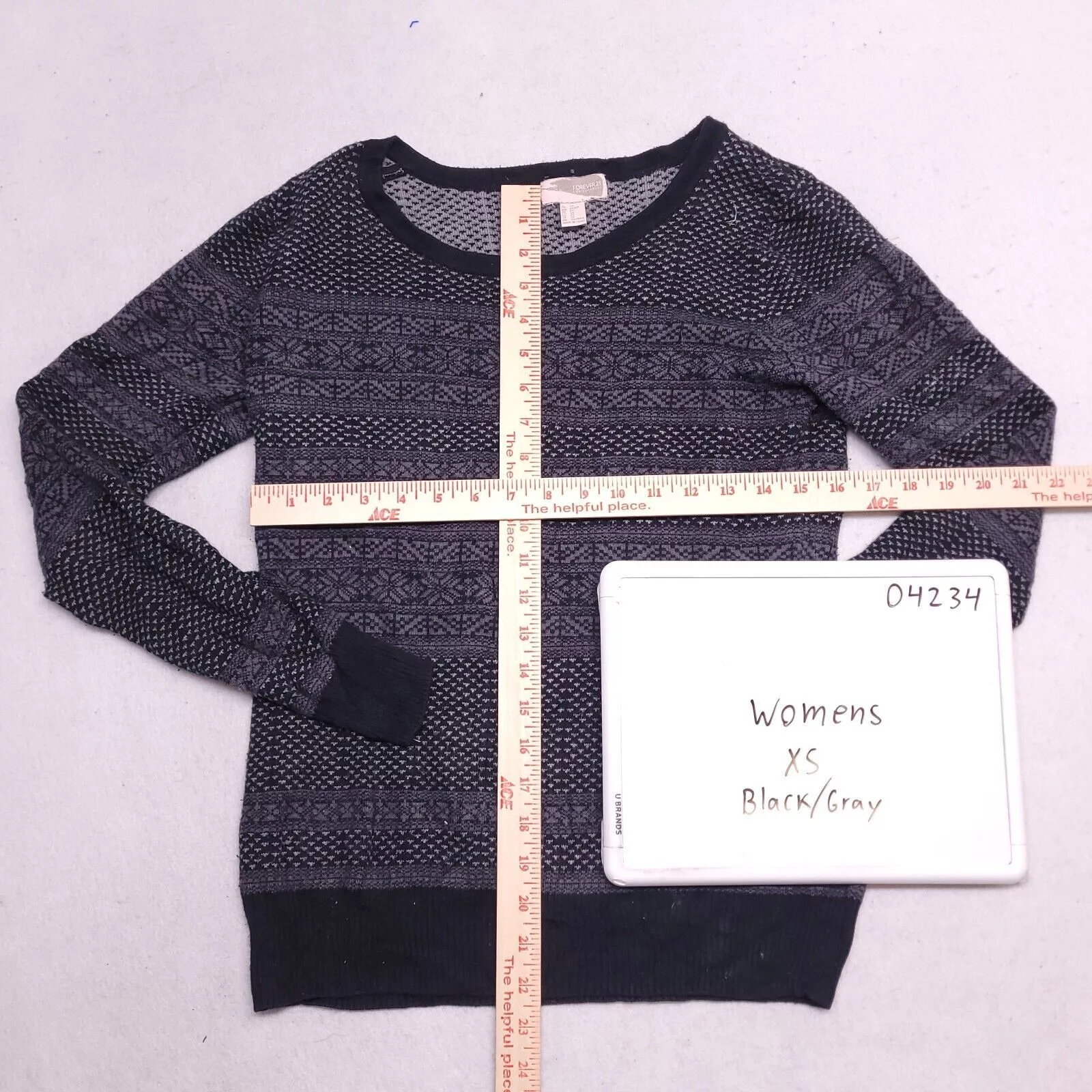 Forever 21 Jackets Forever 21 Pullover Cotton Sweater Womens Size XS Black