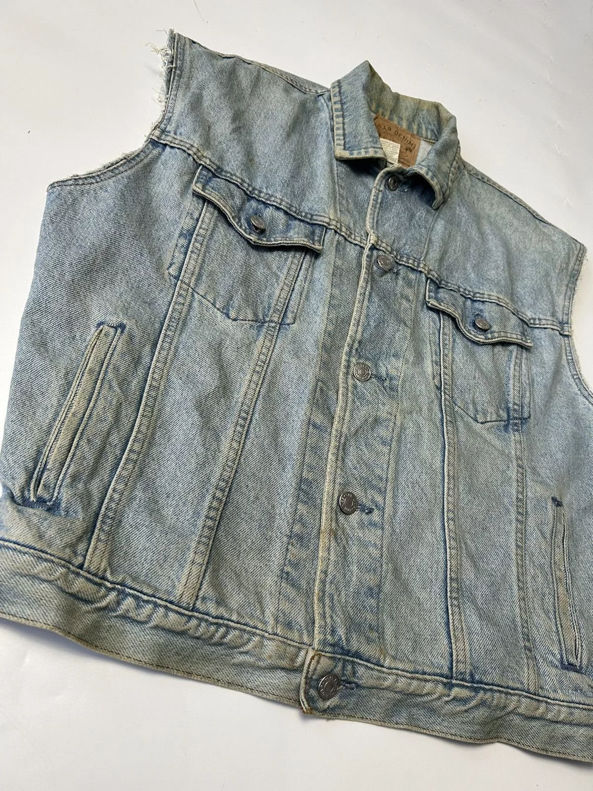 Gap Vests Gap × Vintage GAP DENIM VEST JACKET Blue