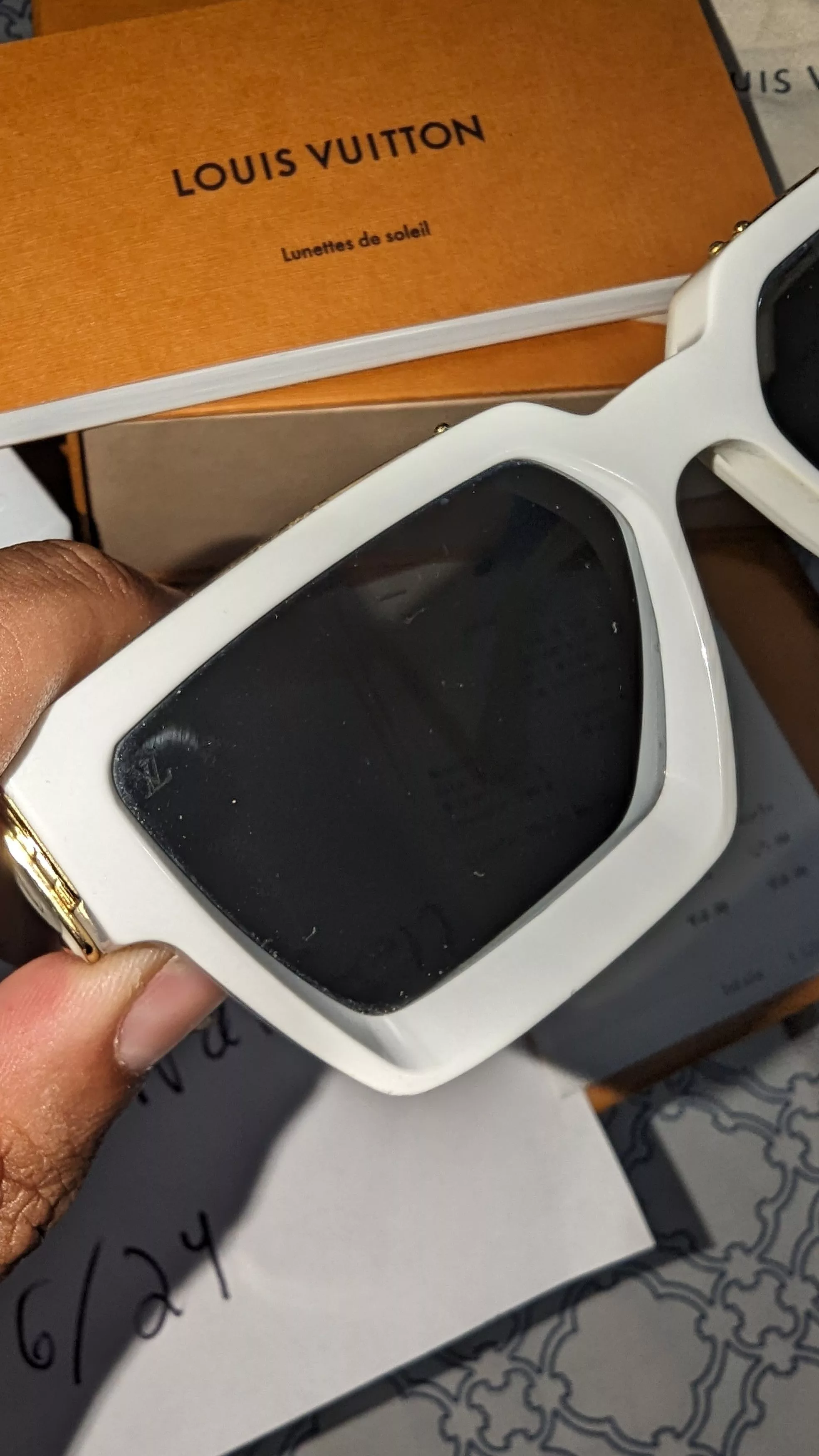 Louis Vuitton Sunglasses Louis Vuitton Virgil Abloh Millionaire Sunglasses White