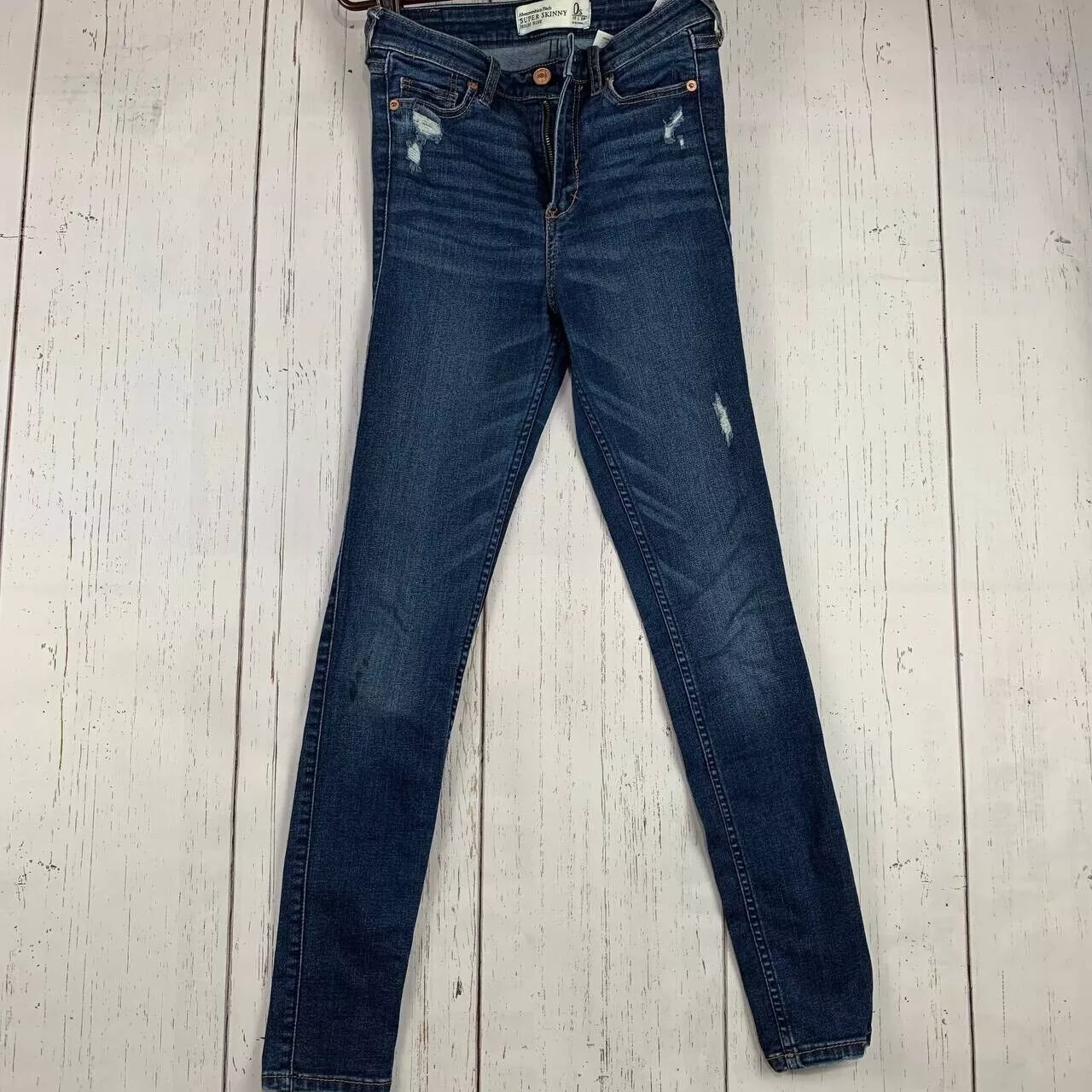 Abercrombie & Fitch Jeans Abercrombie & Fitch 25/29 Skinny Fit High Rise Jeans Denim Blue
