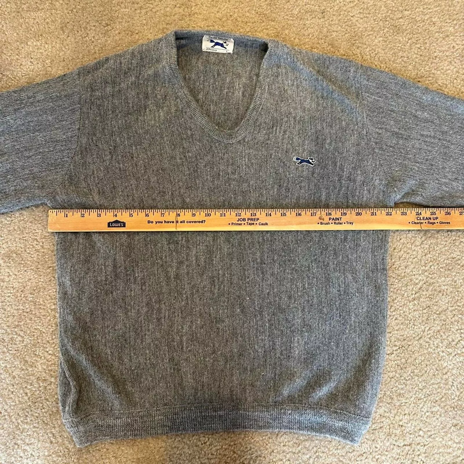 Other Sweaters Knitwear Other 70s/80s jc penney the fox sweater pullover Gray