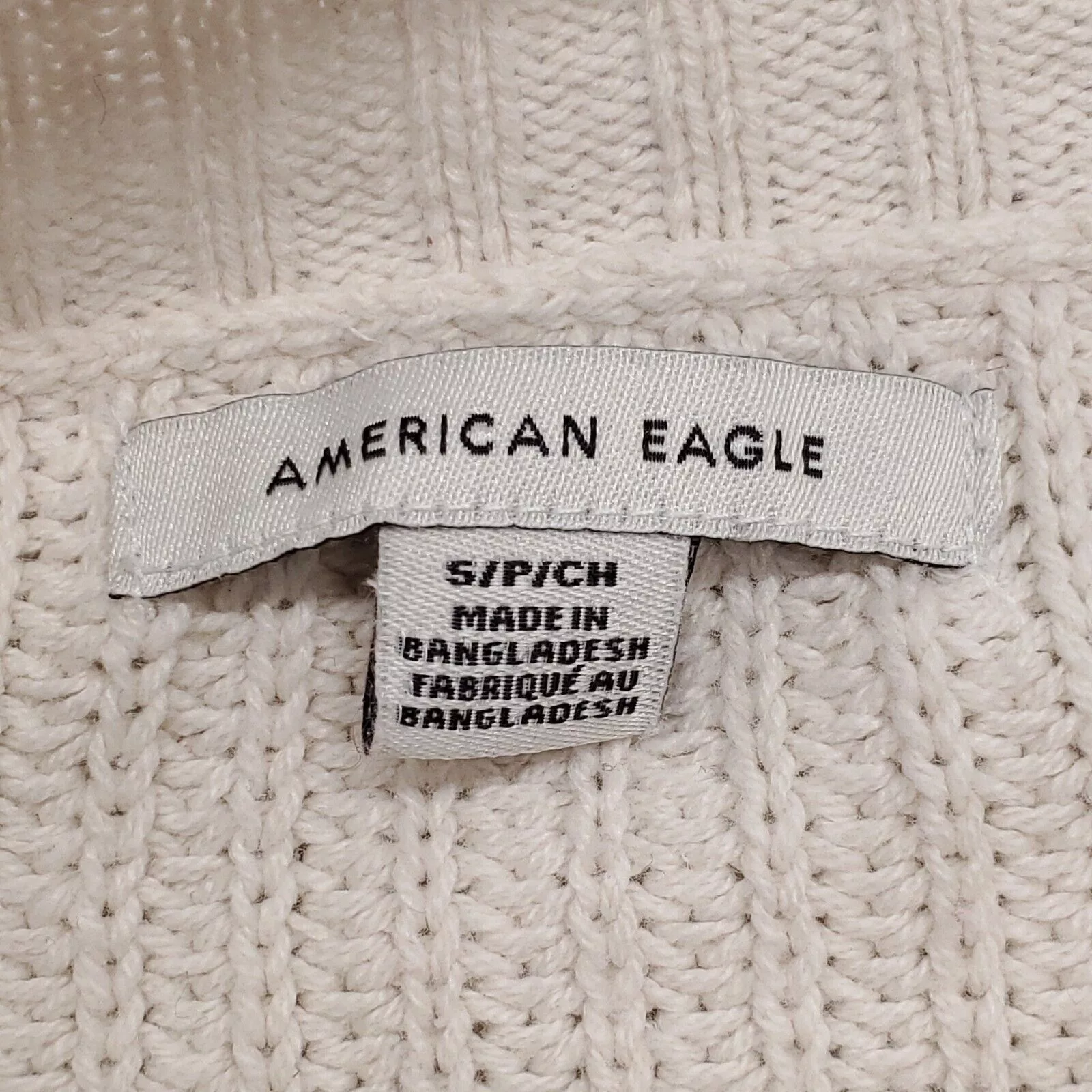 American Eagle Outfitters Jackets American Eagle Outfitters American Eagle Pullover Cropped Sweater Womens Size S Beige Brown