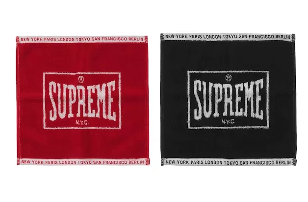 Supreme Socks Underwear Supreme Square Mini Towels (Set Of 2) Multi