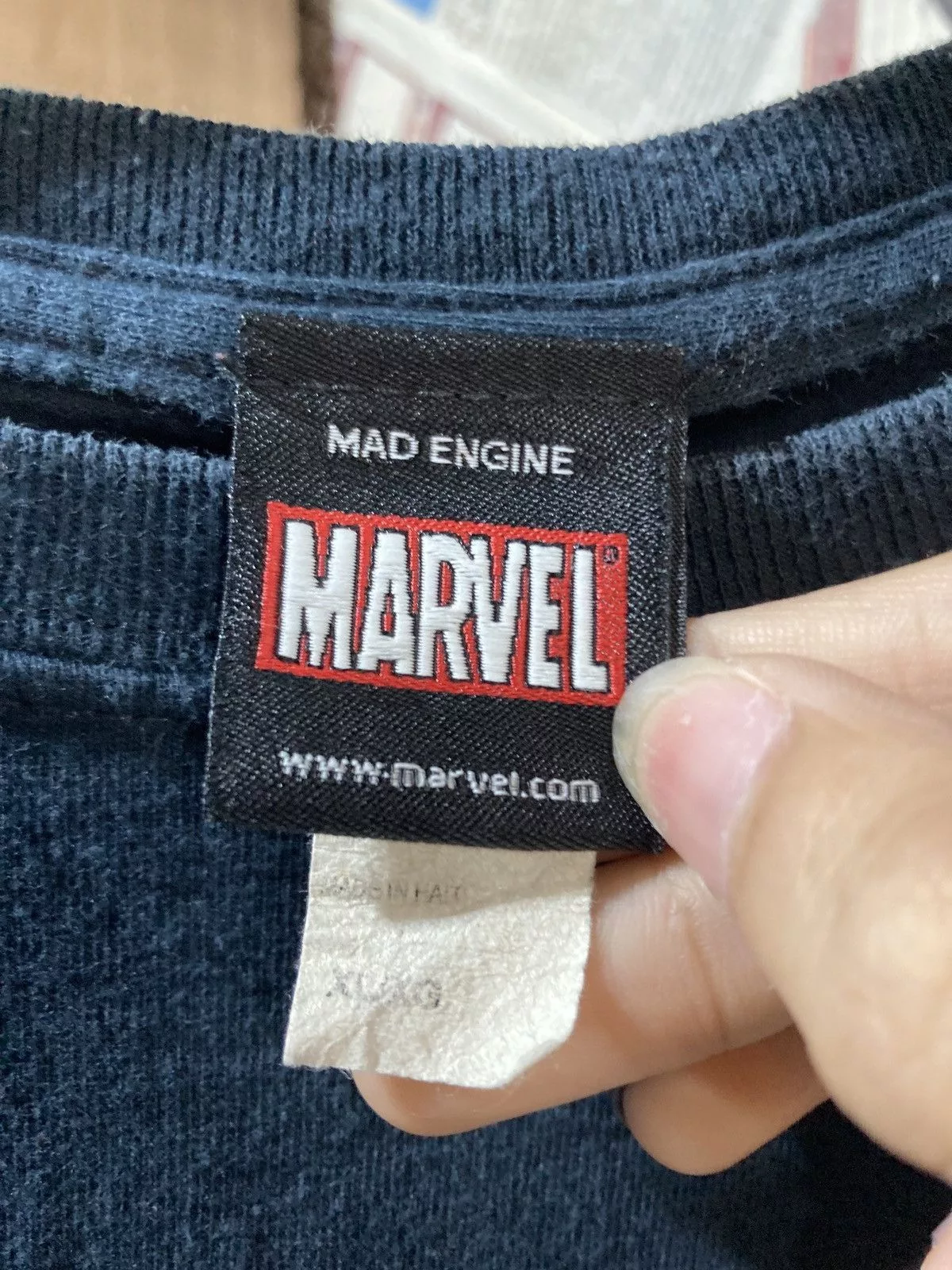 Marvel Comics Short Sleeve T Shirts Marvel Comics × Vintage Y2K Marvel Wolverine VS Deadpool tee Blue Streetwear