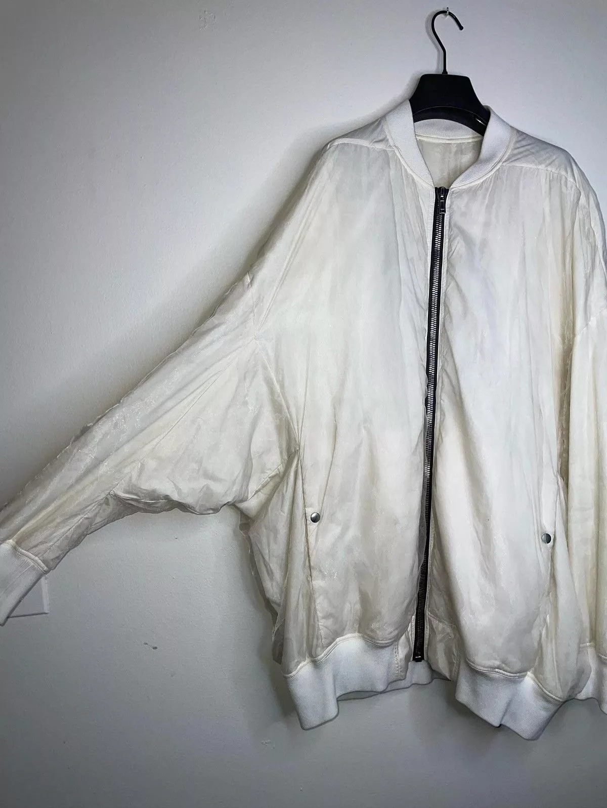 Rick Owens Bombers RICK OWENS RUNWAY PETER FLIGHT BOMBER White