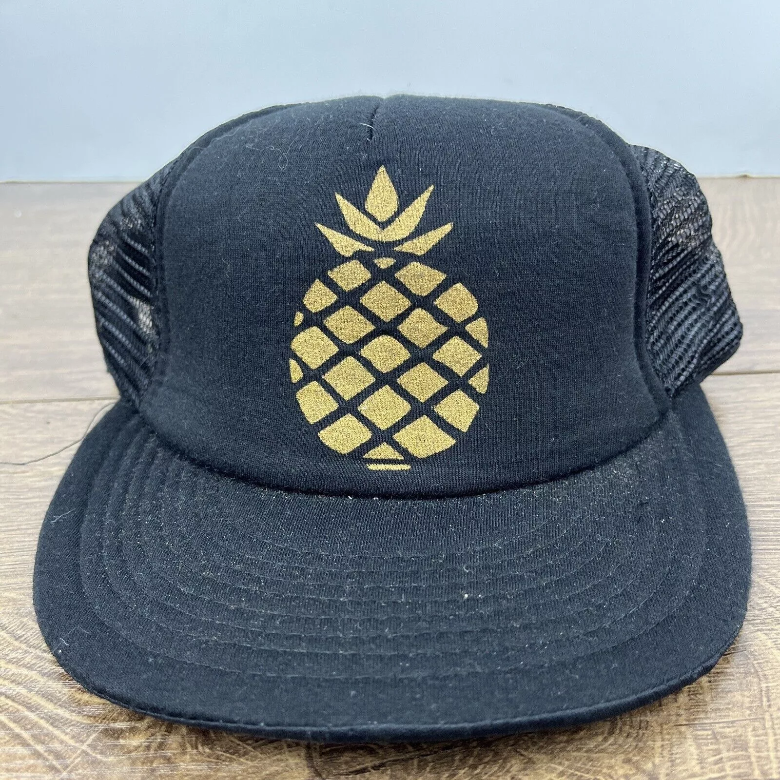 Other Hats Other Pineapple Hat Pineapple Hat Black Hat Adjustable Snapback Ad