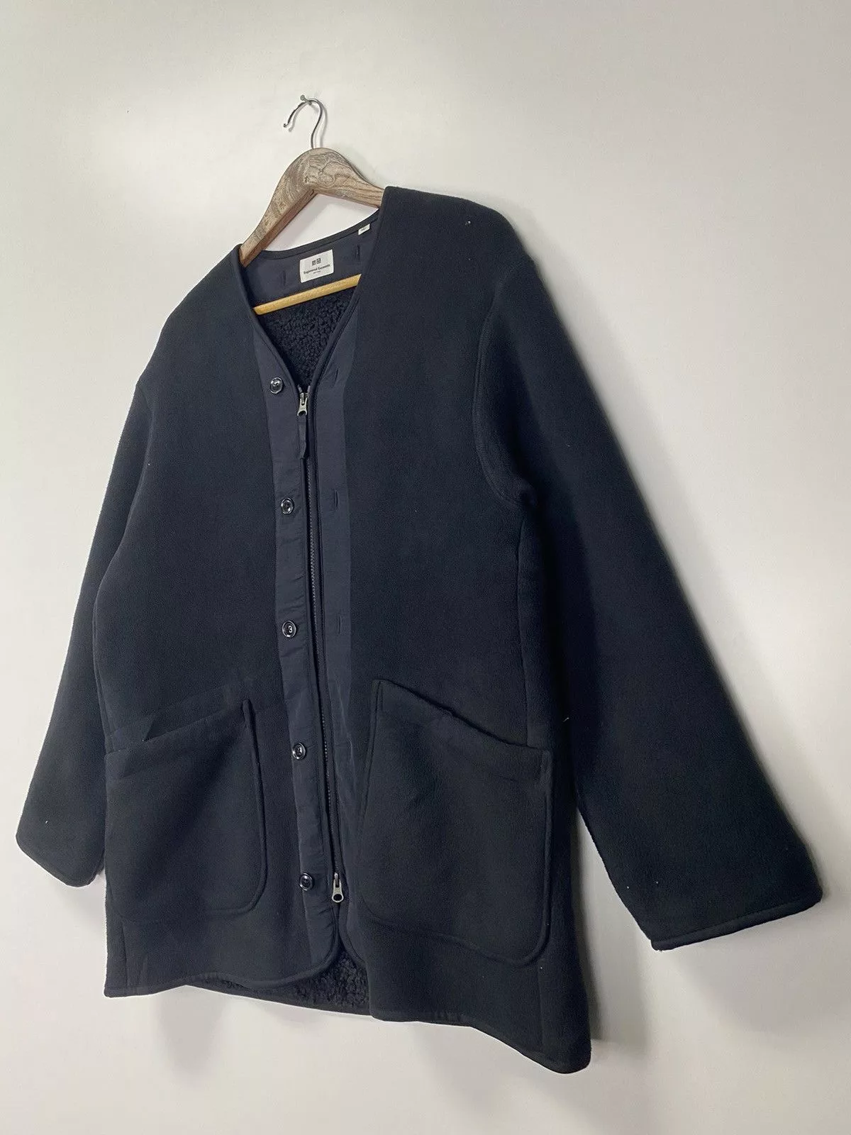 Engineered Garments Light Jackets Engineered Garments × Uniqlo Uniqlo Engineered Garments Zipper Jacket Black