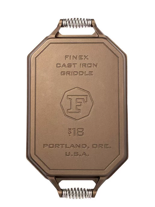 Finex Cast Iron Double Burner Griddle No. 18