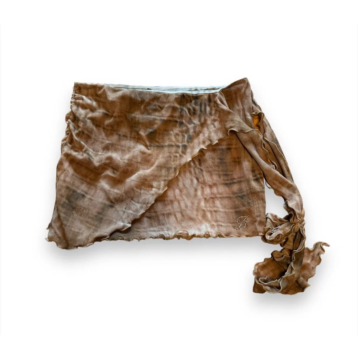 Blumarine Mini Skirts BLUMARINE Rock Mit Kroko-style In Brown