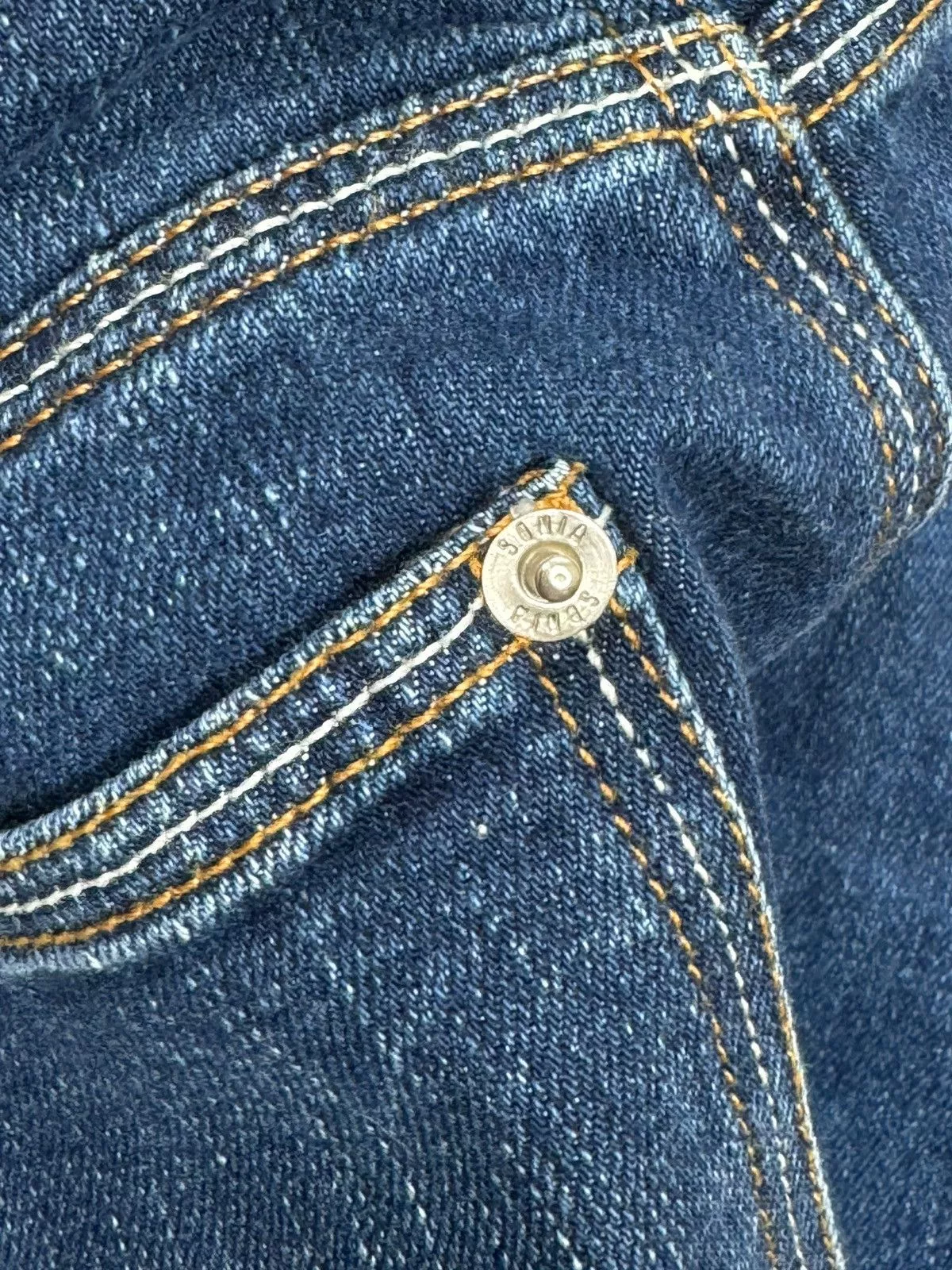 Sonia Rykiel Jeans Sonia Rykiel Bootcut Jeans Embroidered Logo size 36 Blue