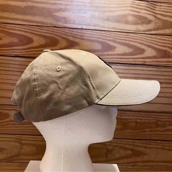 Other Hats Other Boker Six Panel Cap With Embroidered Tree Logo Back Adjustme Brown Streetwear