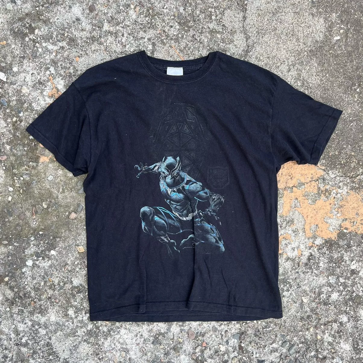 Marvel Comics Shirts Button Ups Marvel Comics × Vintage MADE IN us ⛩️ MARVEL CHARACTERS SPIDERMAN FULLPRINT SHIRT Black