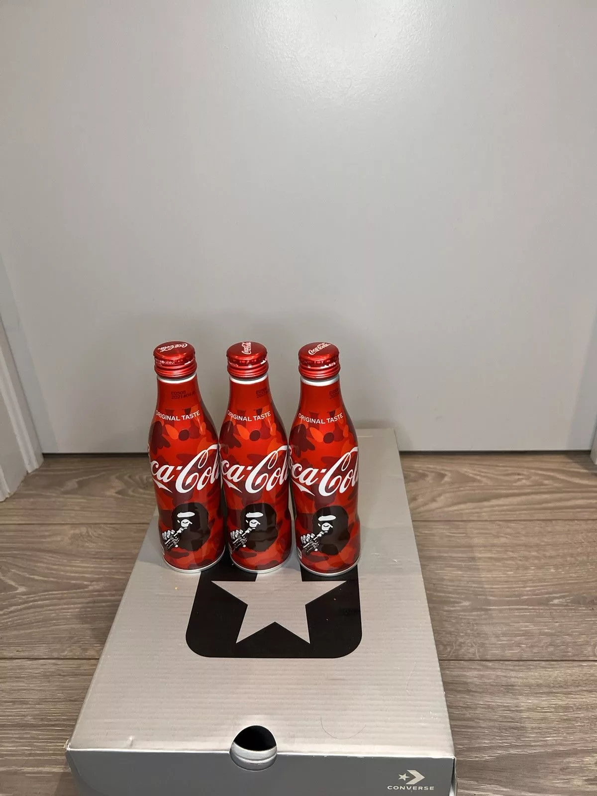 Bape Miscellaneous Bape × Coca Cola Bape Coca-cola bottle. Red