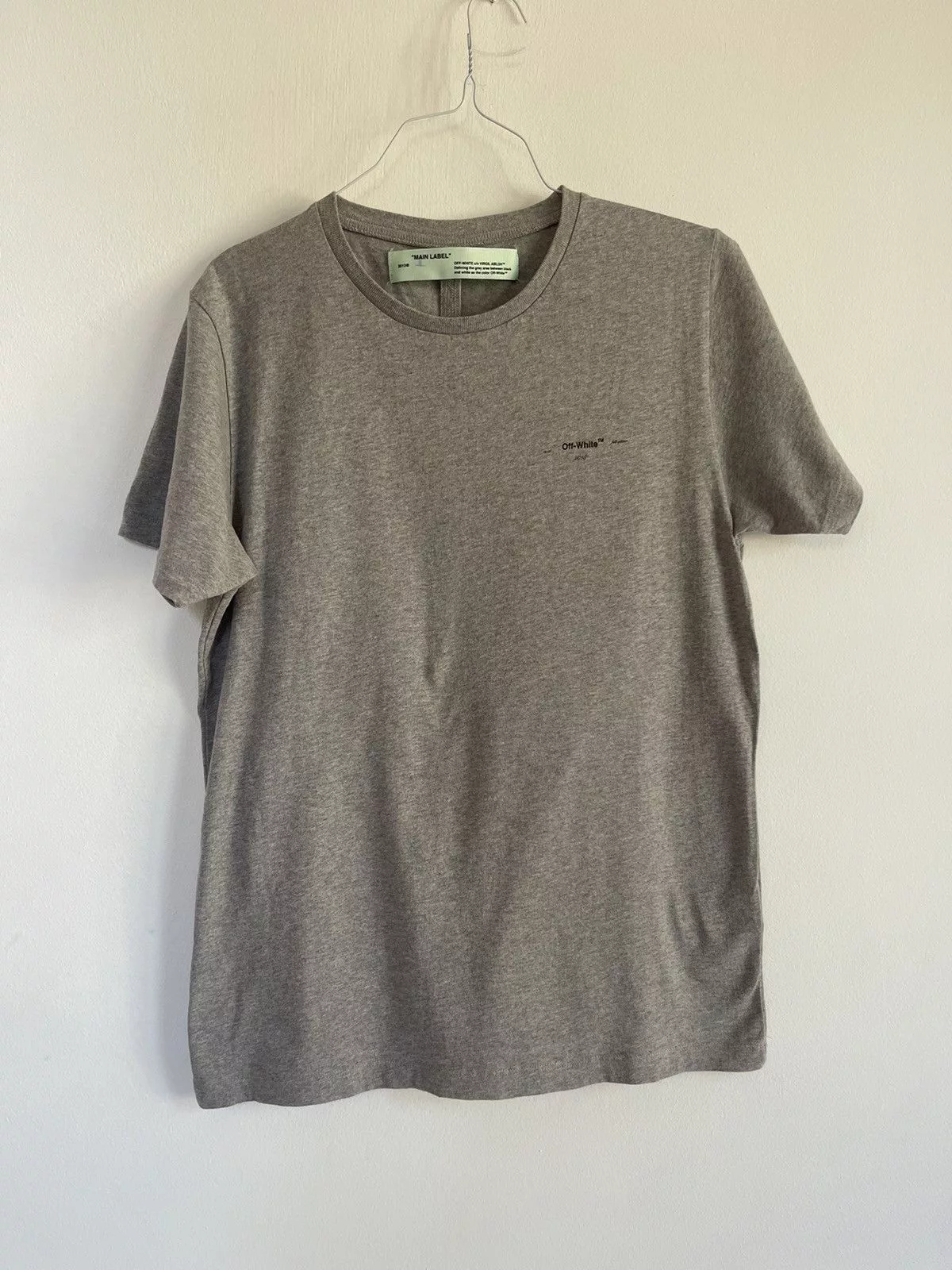 Off-White Short Sleeve T Shirts Off-White Off white marker Arrows TEE Gray