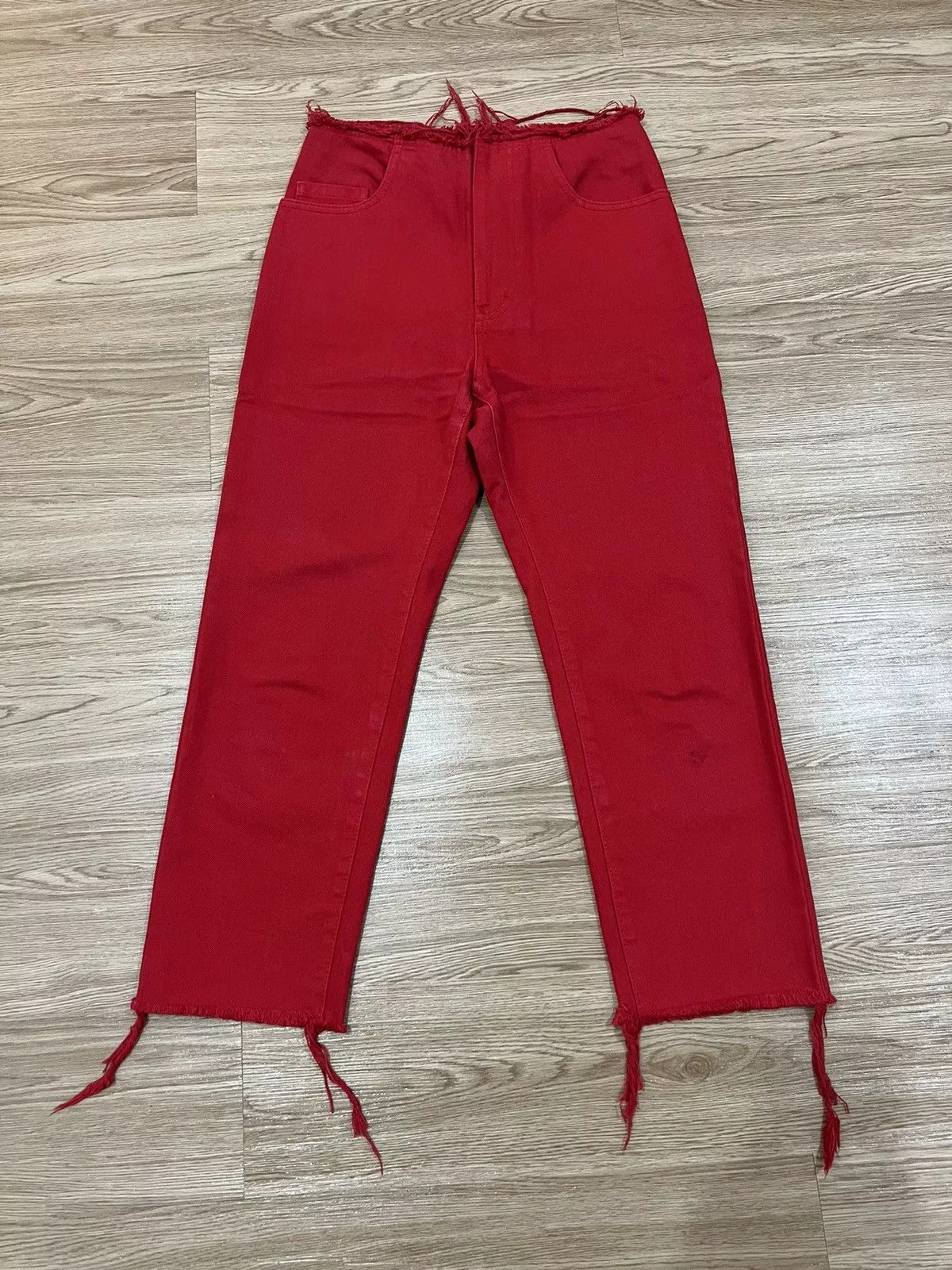 Opening Ceremony Denim 🔥RARE🔥Opening Ceremony Distressed Jeans Red