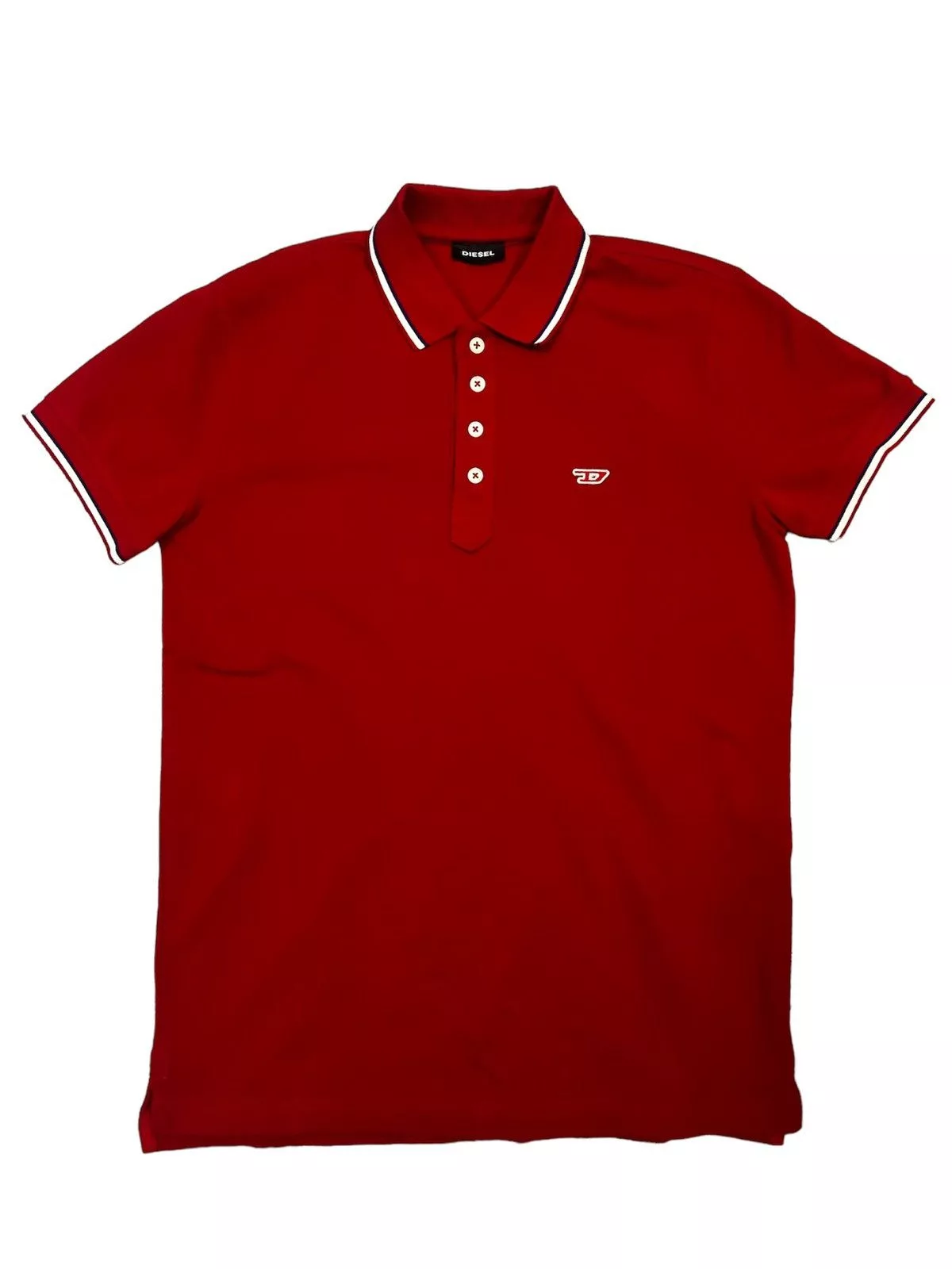 Designer Polos Designer × Diesel Diesel Red T-Smith-D Polo Shirt