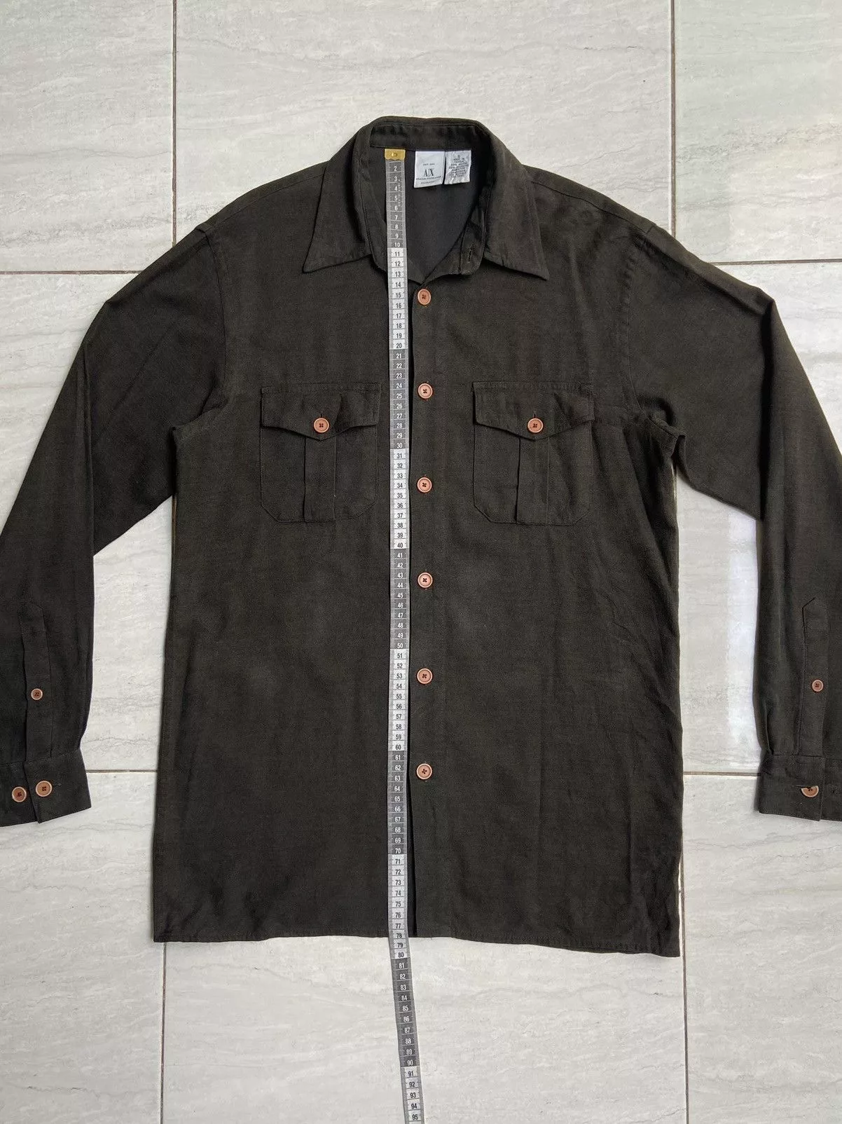 Armani Exchange Shirts Button Ups ARMANI EXCHANGE Brown Shirt