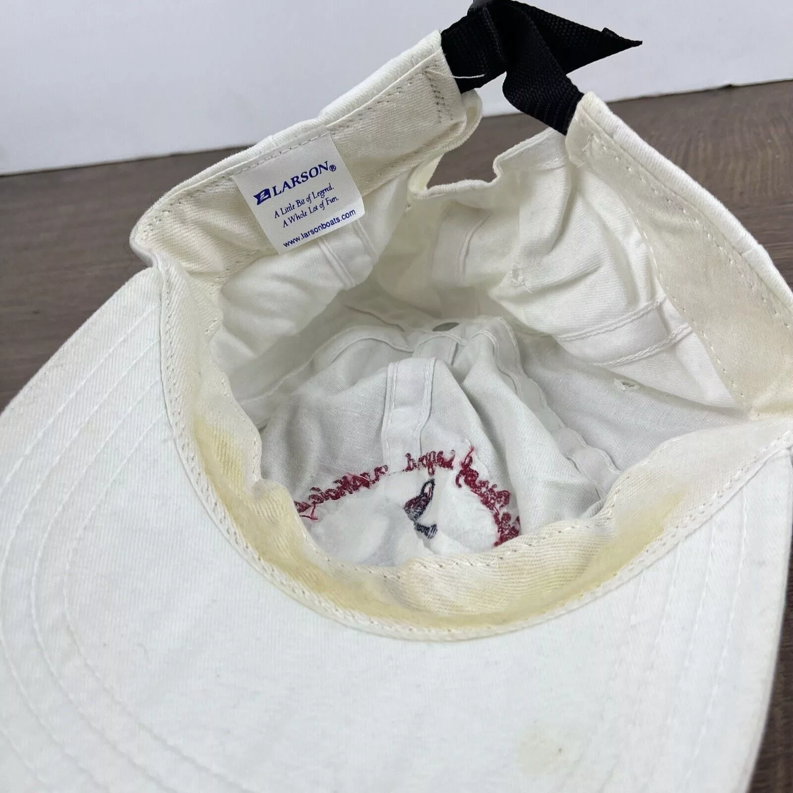 Other Hats Other Larson Hat Larson Adjustable Hat White Hat Adjustable White