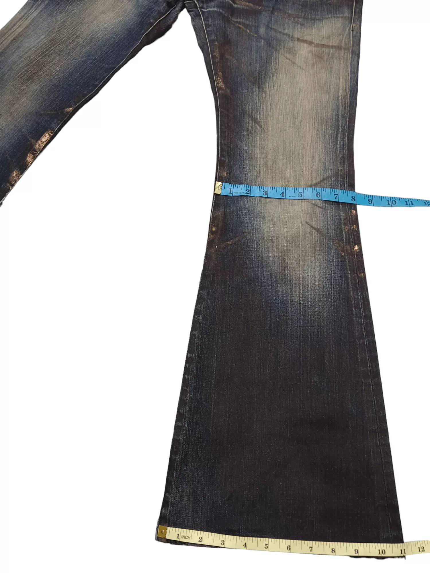 Tornado Mart Denim Rare!!! Tornado Mart Seditionaries Super Flare Jeans Blue