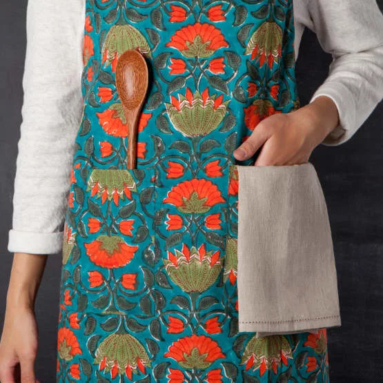 Apron Block Print Allure
