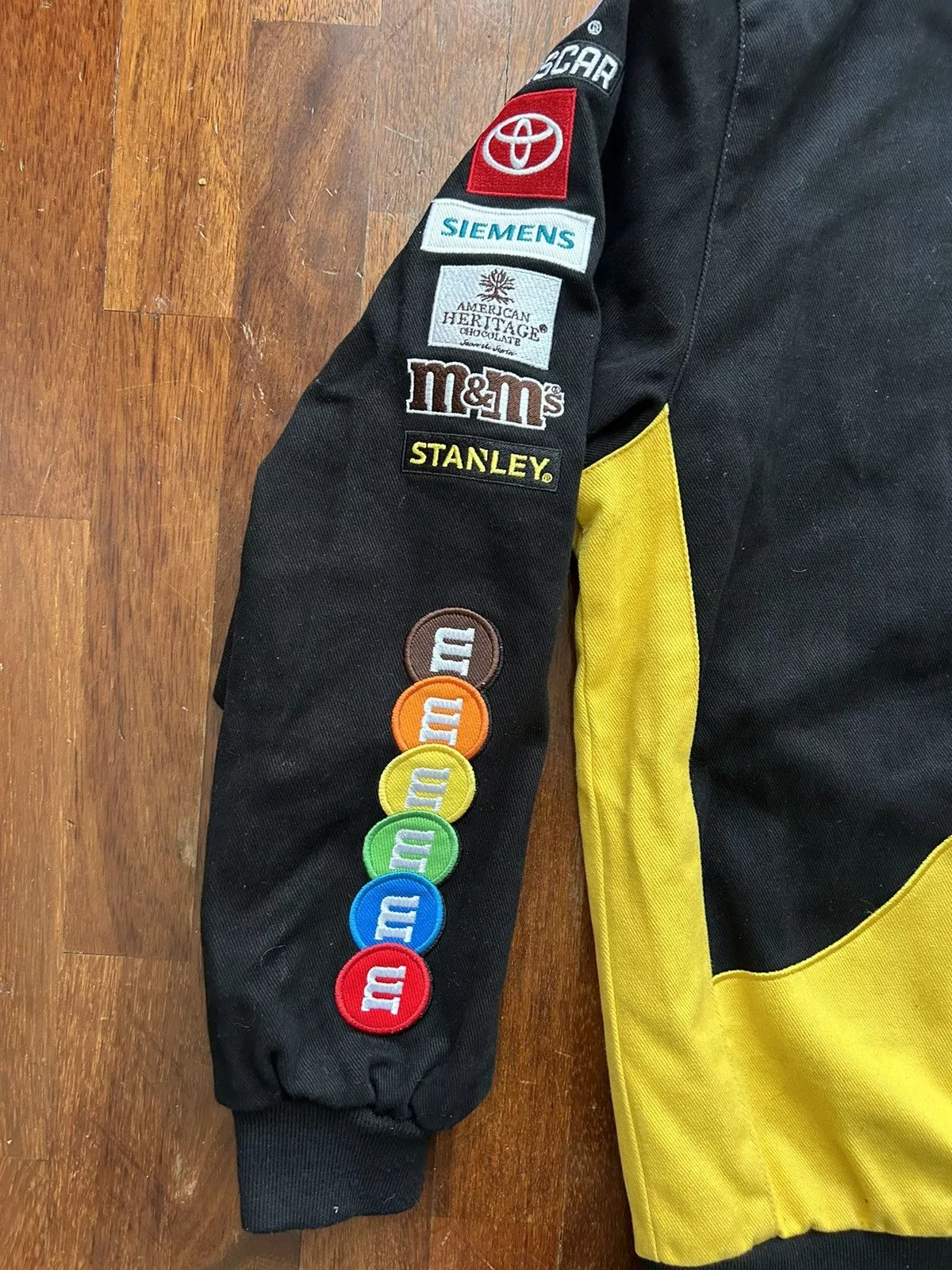 Jeff Hamilton Bombers Jeff Hamilton M&M’s Nascar Jacket Black