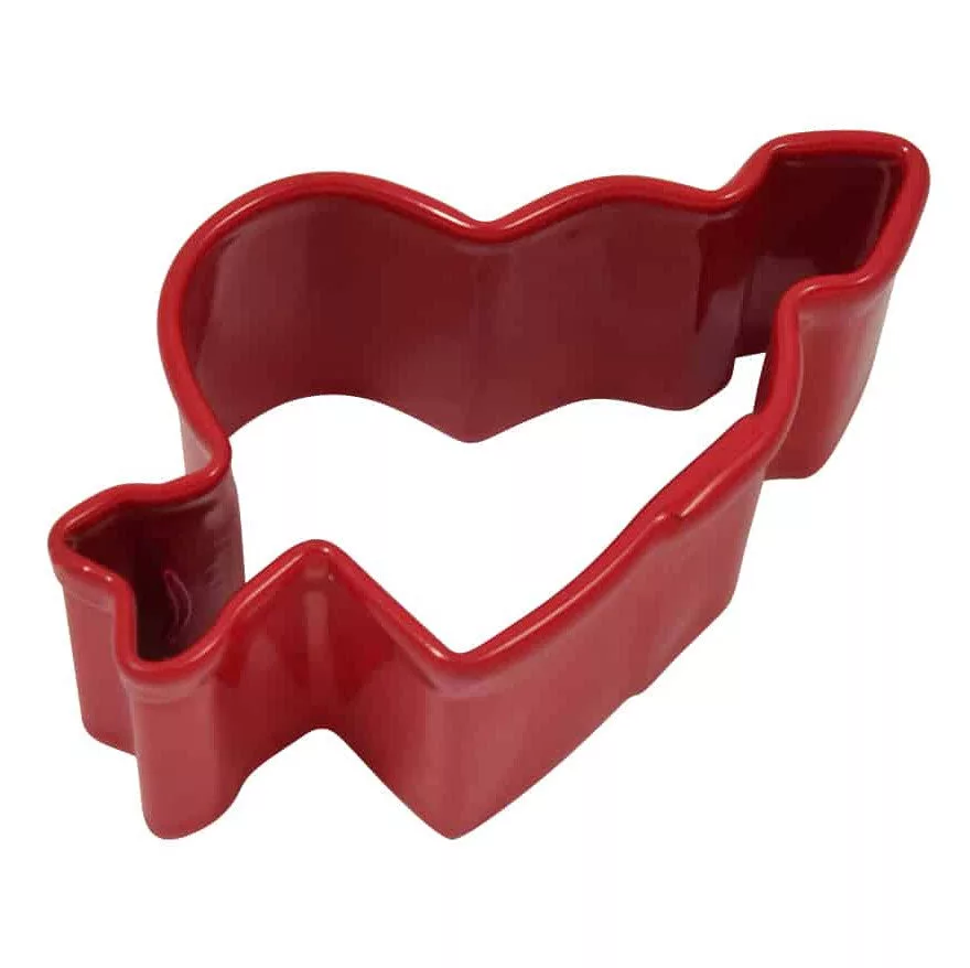--MINI HEART & ARROW COOKIE CUTTER RED 1.75″