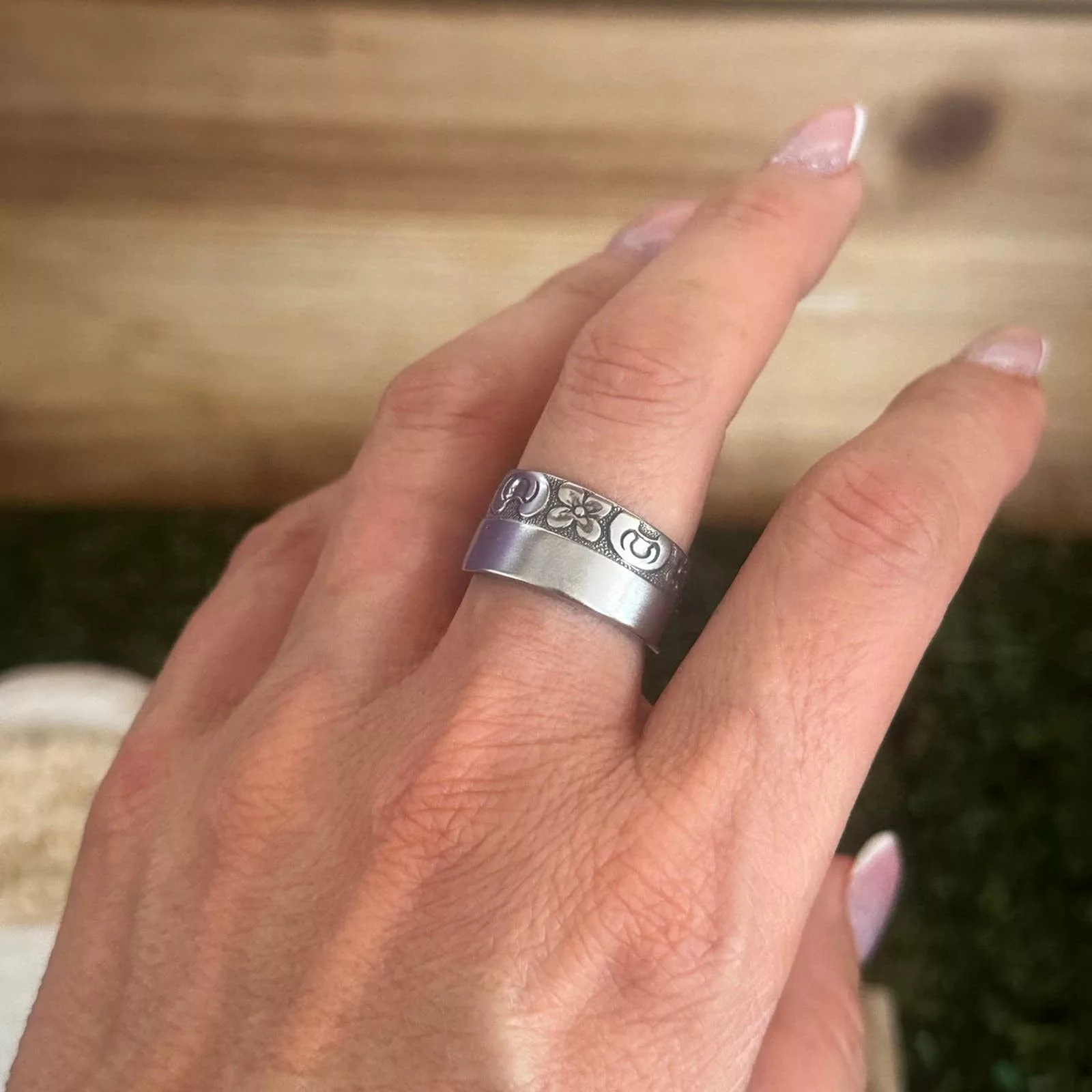 Handmade Rings Handmade Ring size 8 Silver