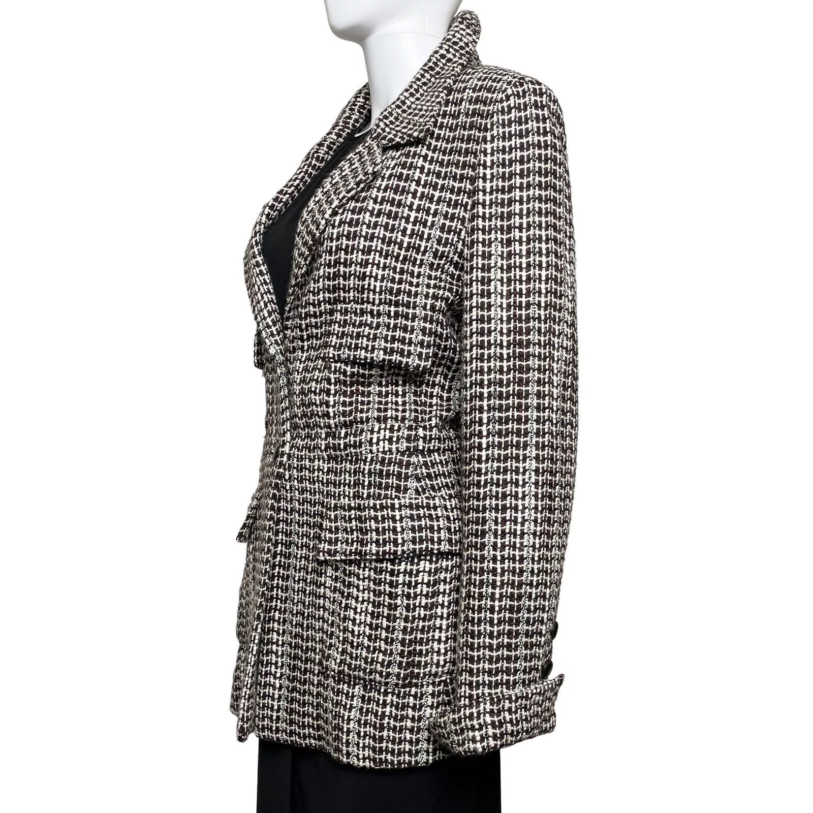 Chanel Jackets Chanel Brown Tweed Jacket Multi
