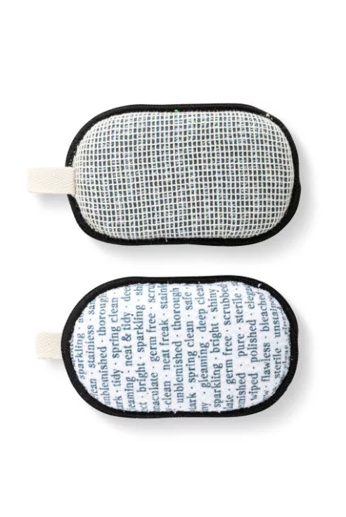 Absorbent Sponges Clean Dirty S/2