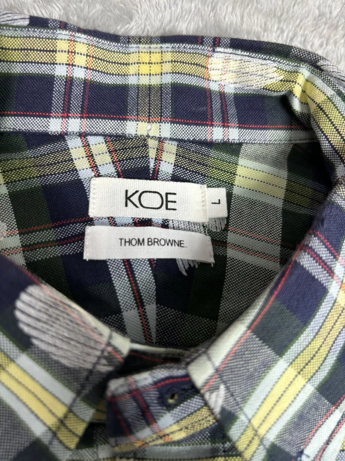 Thom Browne Shirts Button Ups Koe x Thom Browne Blue