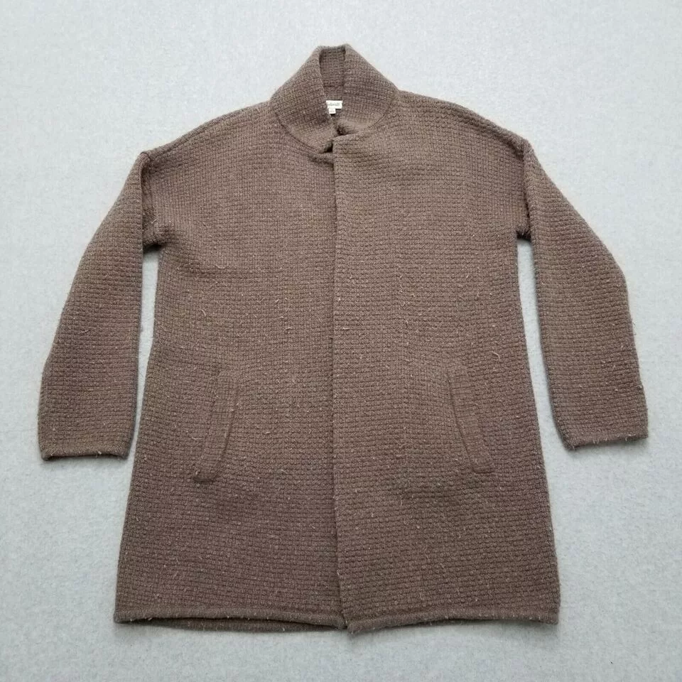 Madewell Sweaters Madewell Cardigan Womens XS Sweater Oversized Wool Blend Brown