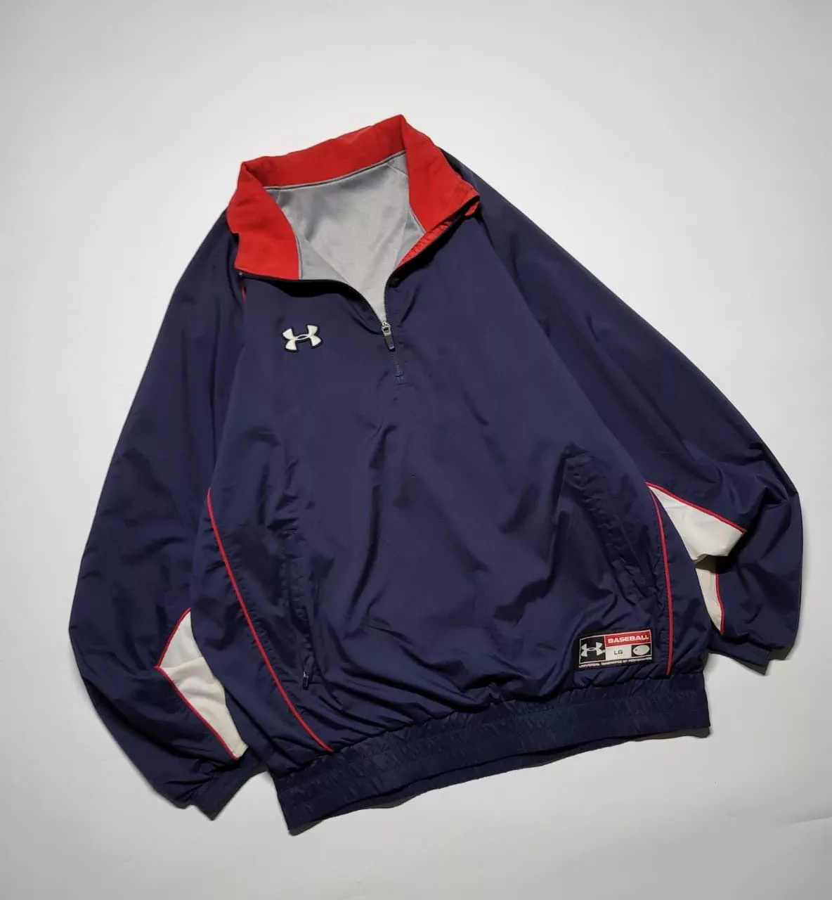 Under Armour Light Jackets Halfzip Under Armour Baseball Windbreaker Jacket Blue Sportswear