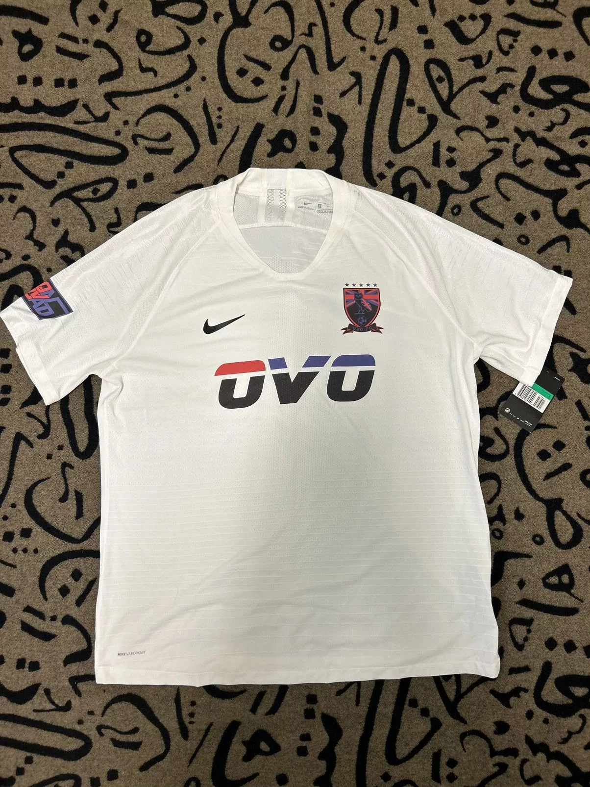 Drake Jerseys Nike x Drake Unreleased Vaporknit Soccer Jersey White