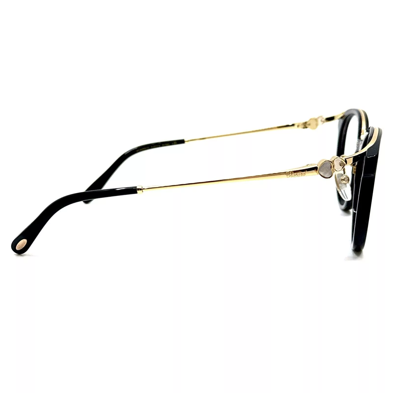 Chopard Sunglasses New, CHOPARD Eyeglasses VCH331S 0700 Authentic Black