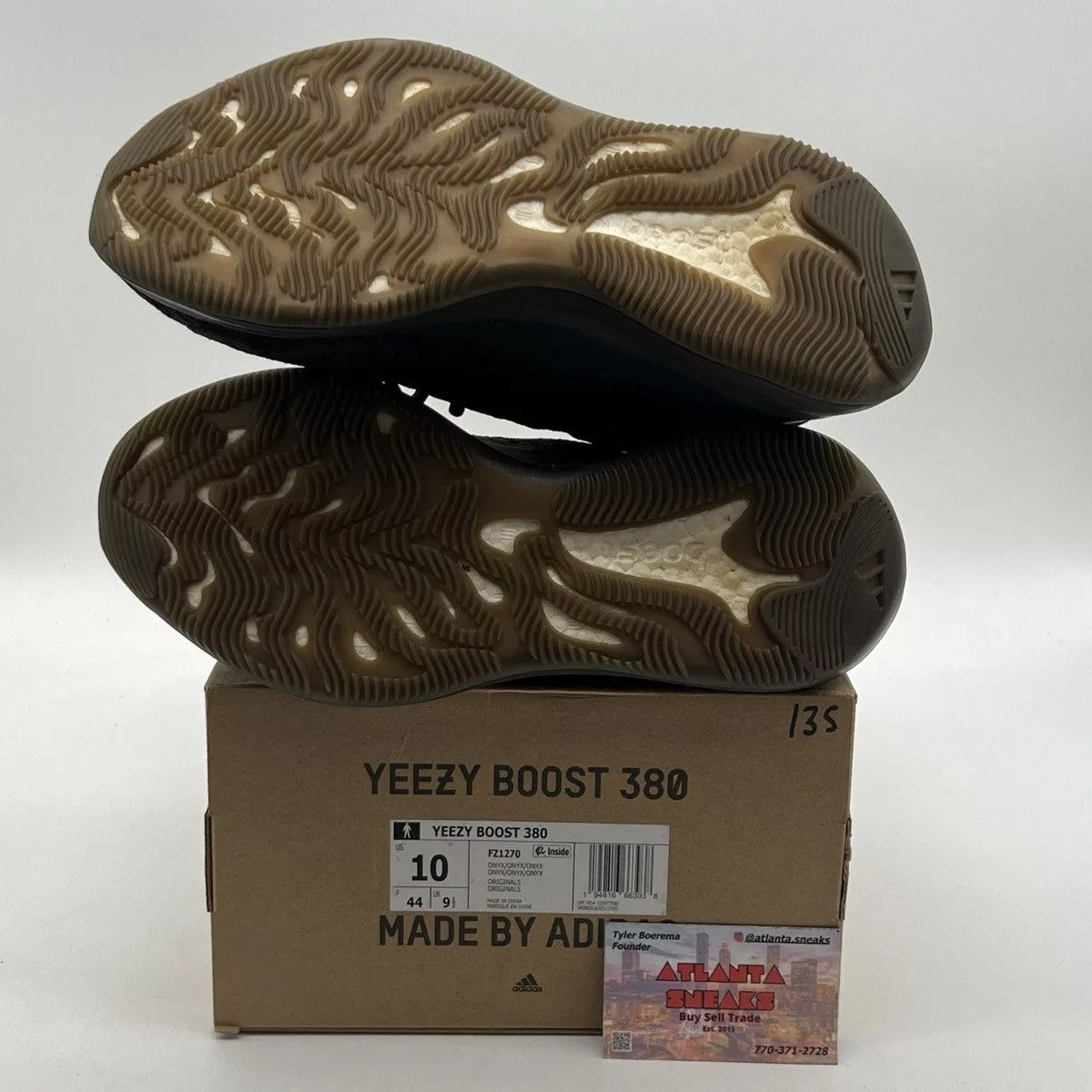 Adidas Low Top Sneakers Adidas Yeezy boost 380 onyx non reflective Black