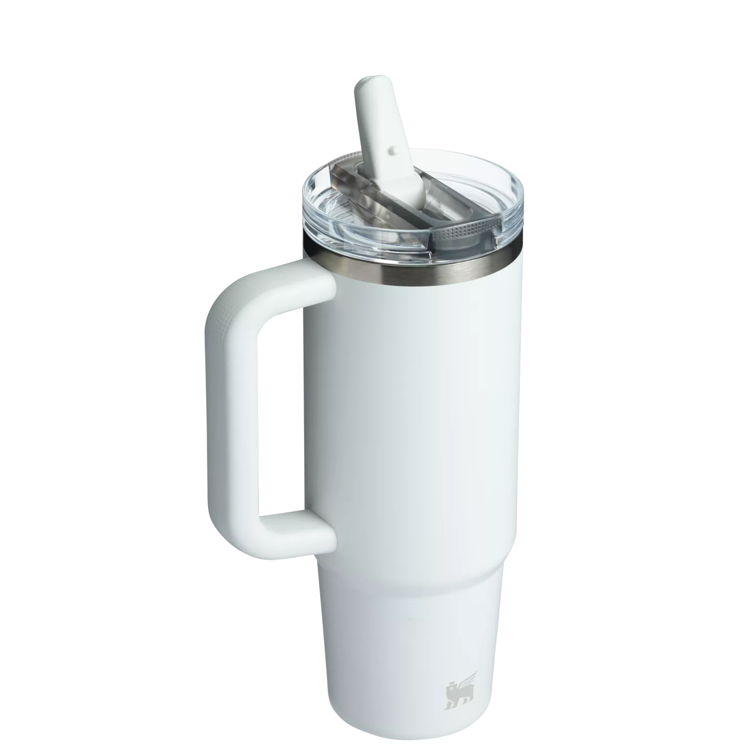 The Stanley Quencher ProTour Flip Straw Tumbler 30 OZ in Frost White