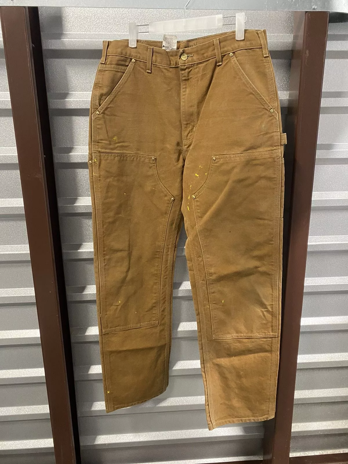 Carhartt Denim Carhartt Double Knee Carpenter Pants Brown