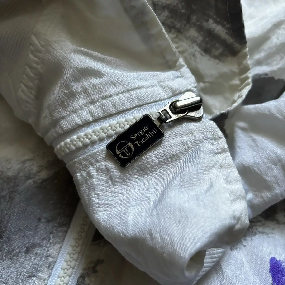 Sergio Tacchini Light Jackets Sergio Tacchini × Vintage Vintage Avant-Garde Olympic jacket Sergio Tacchini White
