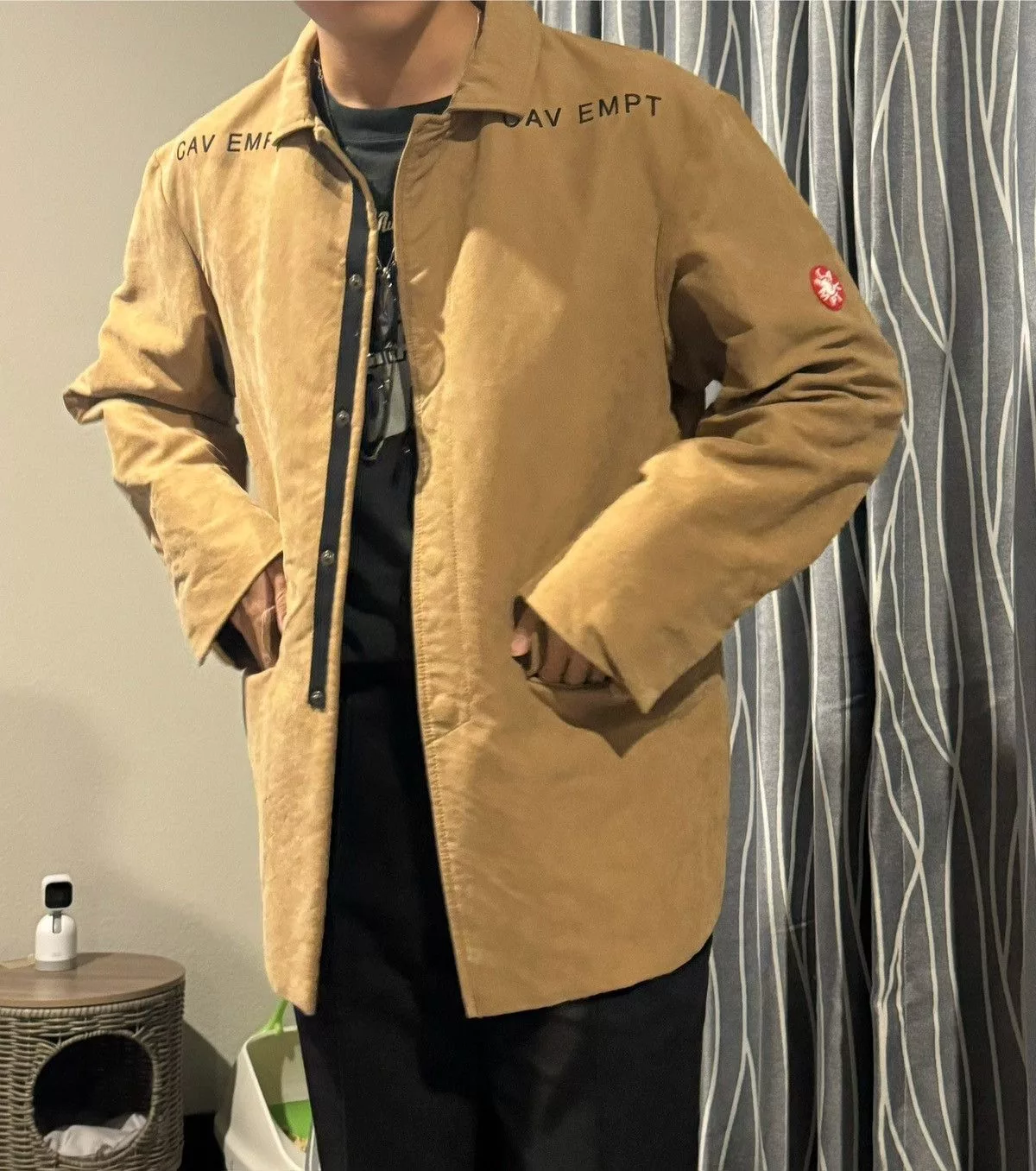 Cav Empt Light Jackets Cav Empt light brown chore jacket