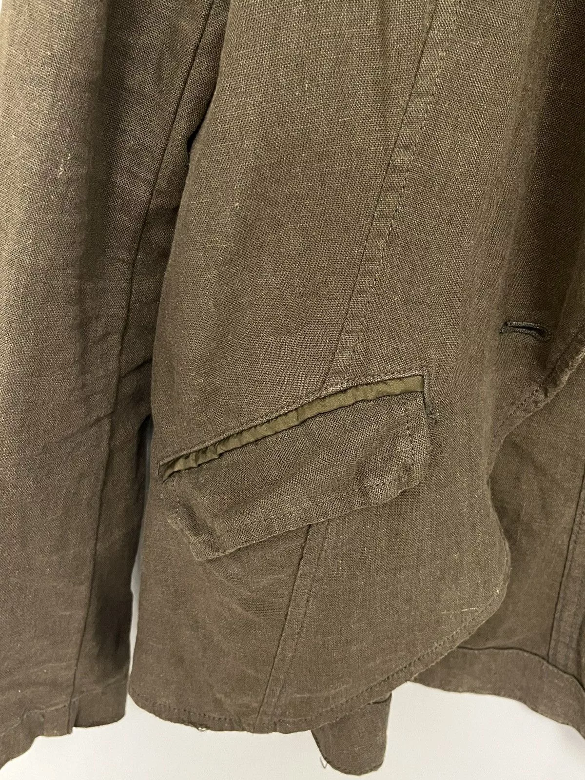 Free People Jackets Free People Linen jacket. Small Green