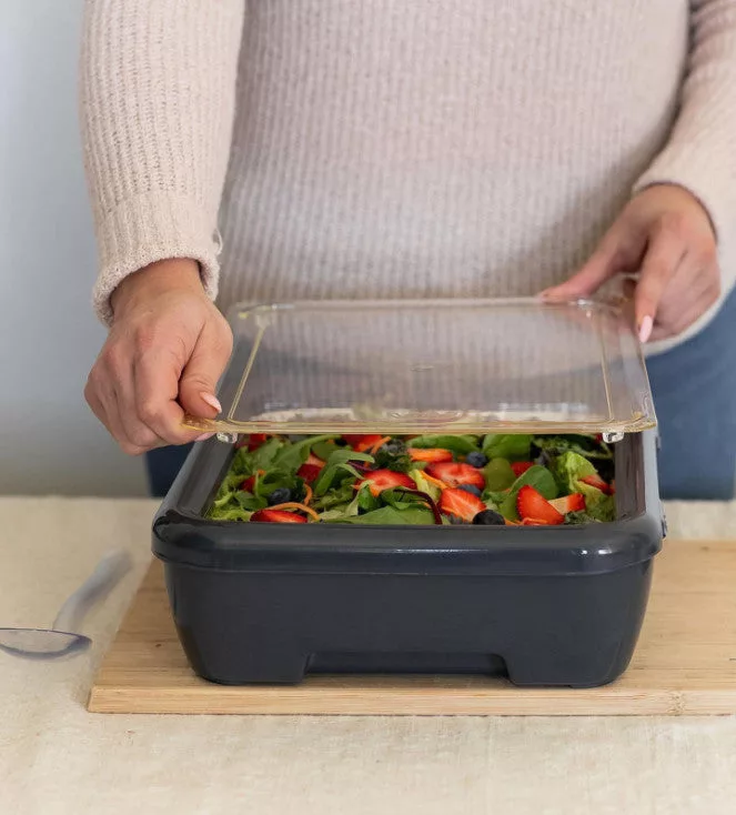 Pan Frame w/ Lid & Hot or Cold Gel Pack - Charcoal