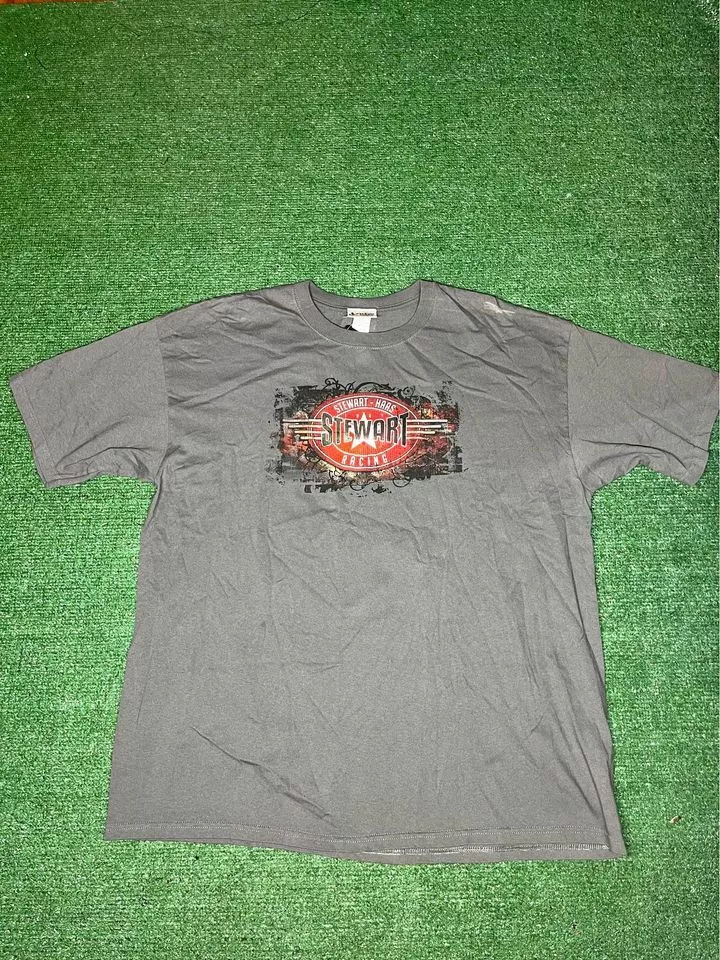 NASCAR Short Sleeve T Shirts Vintage Nascar T-shirt Size 3XL Gray