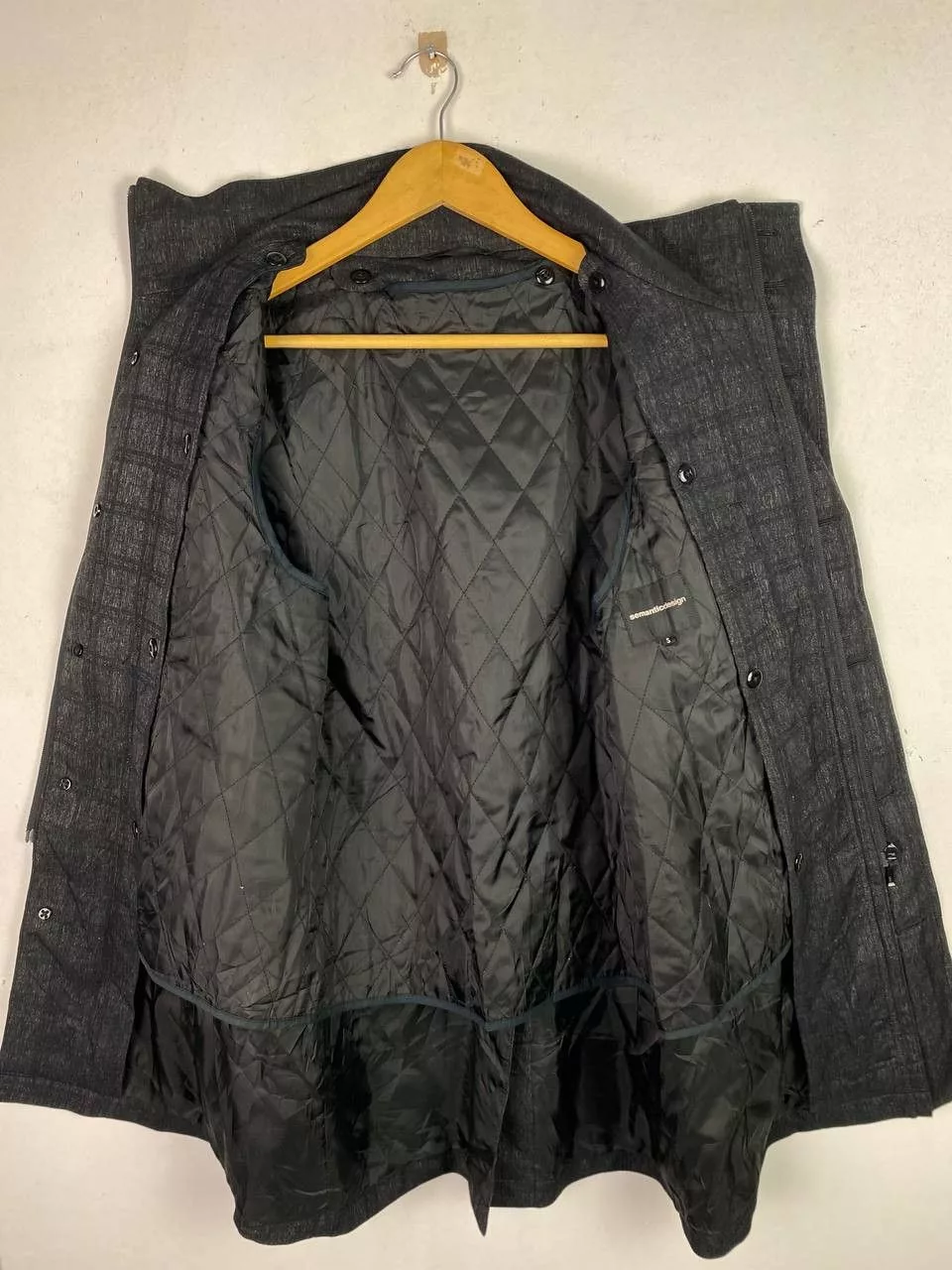 Japanese Brand Light Jackets Japanese Brand × semanticdesign semantic design long jacket very nice design Gray Avant-Garde